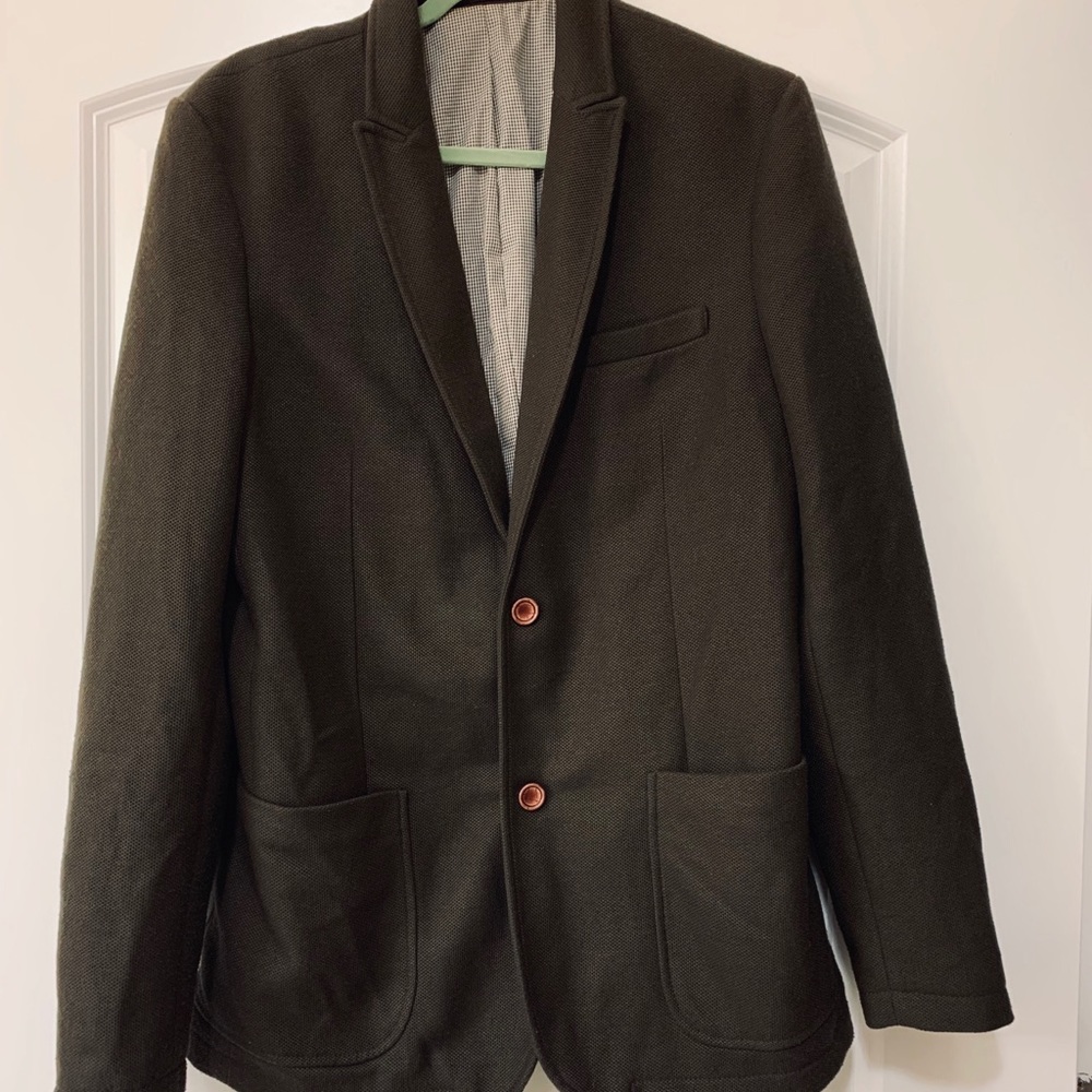 Zara Man blazer military green size40
